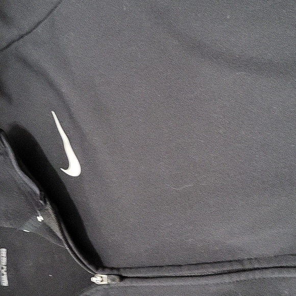Nike  Black Performance Dri Fit Jacket With Thumb Holes And Hood - Picture 4 of 15